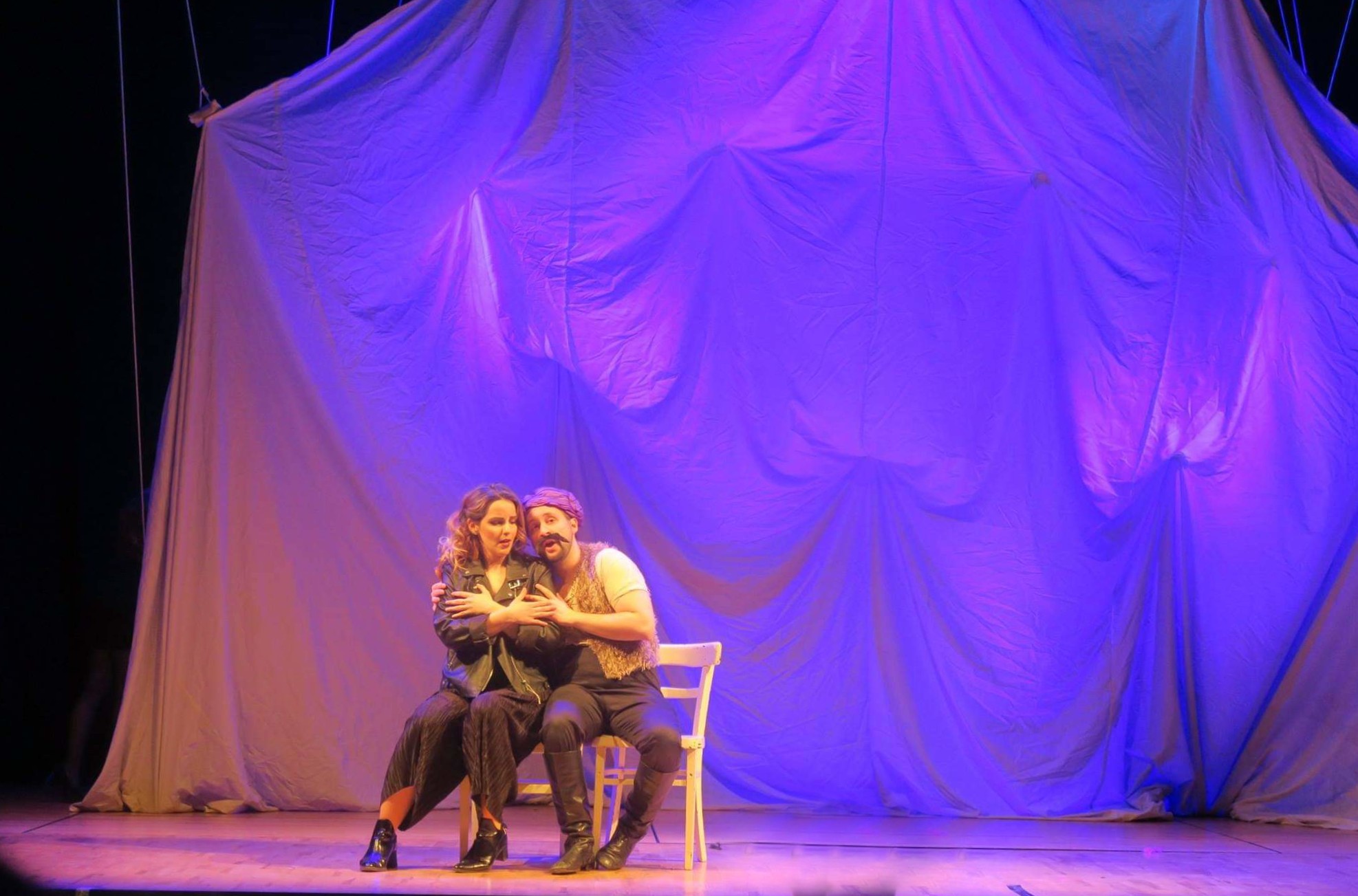 On stage 18